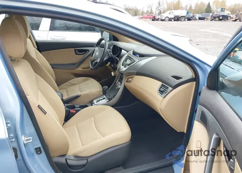 2011 Hyundai Elantra Gls (Ulsan Plant) z USA, uszkodzony, nr VIN KMHDH4AEXBU090163